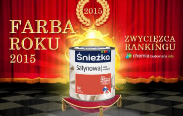 Śnieżka Satynowa FARBĄ ROKU 2015!