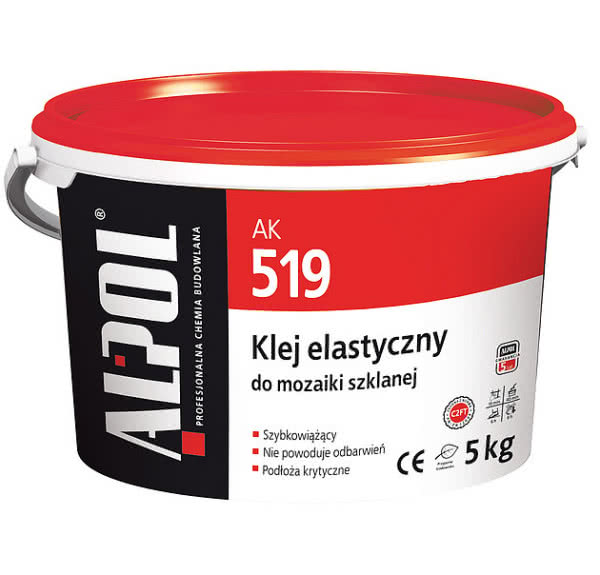 Klej ELASTYCZNY DO MOZAIKI SZKLANEJ AK 519