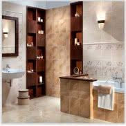Kolekcja płytek łazienkowych Kaldera