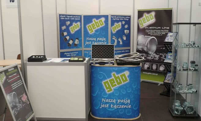 Targi Instalacyjno-Grzewcze Centralbud z udziałem firmy Gebo Technika International Sp. z o.o. 