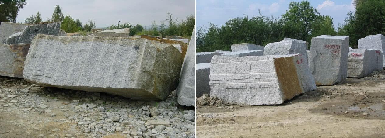 Bryły i bloki granitowe. fot. Grabinex Bryły i bloki granitowe. fot. Grabinex