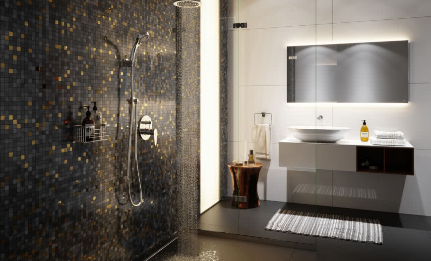 Odpływy liniowe marki Ferro do strefy prysznicowej